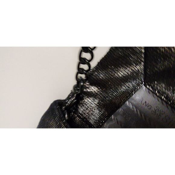 Simply Vera Wang Sequins Evening Clutch Purse Metallic Accent. - Picture 7 of 13